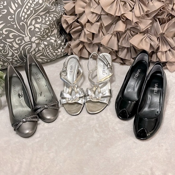Three Pairs of VANELi Shoes Sz 6N - Picture 1 of 16